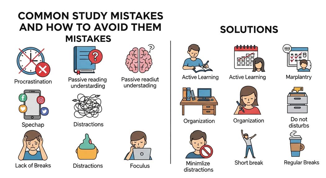 Common Study Mistakes and How to Avoid Them